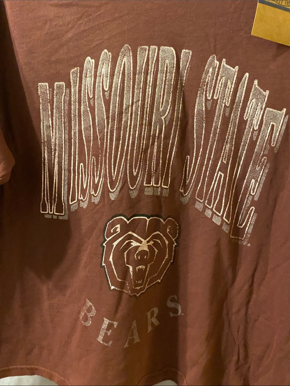Rivalry Threads Rust Collegiate Missouri State Bears Short Sleeve Tee - Picture 4 of 5